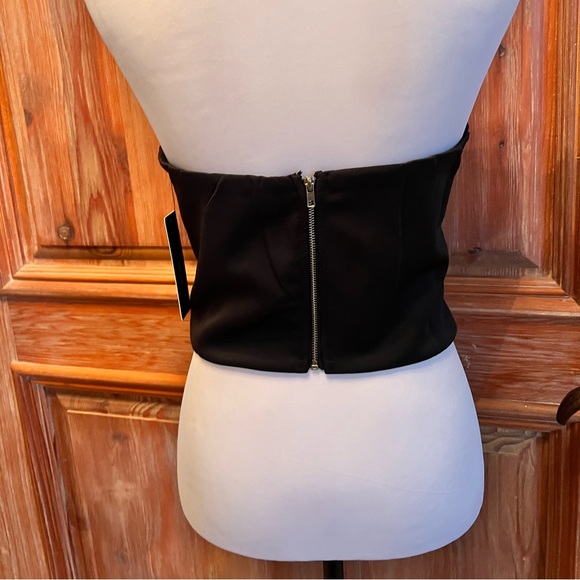 NWT Lulu’s Tube Top Black - Picture 2 of 5